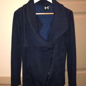 H by Bordeaux Zip Up